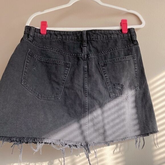 We The Free black Jean skirt - Picture 2 of 10